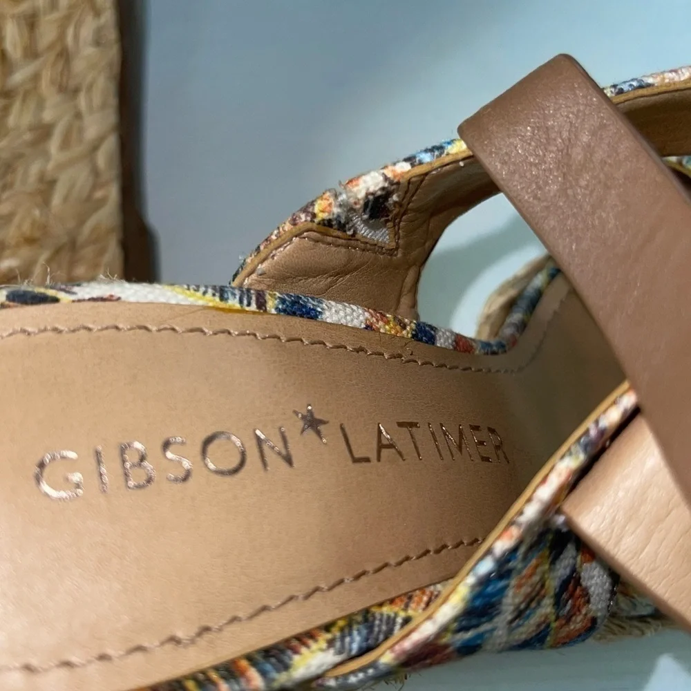 Gibson Latimer Wedge Sandals 6.5”